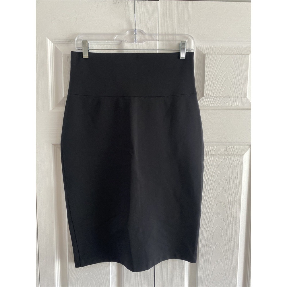 Lida Baday High Waist Pencil Skirt Womens Size M Black Stretch Workwear